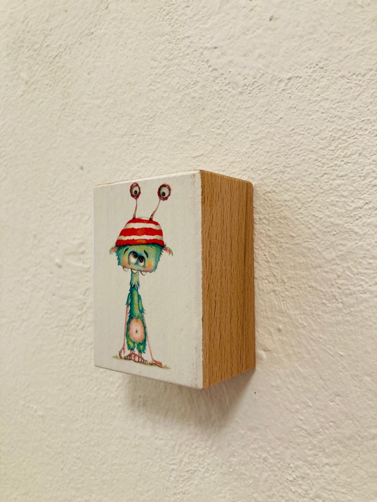 "Augenhut" by Maddesign.hh // MonStarZ auf Holz