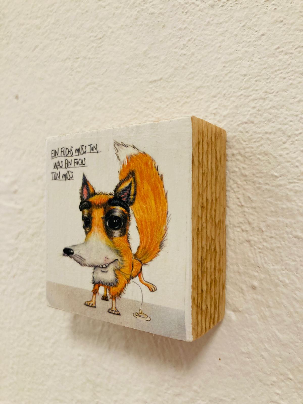 "Fuchs" by Maddesign.hh // MonStarZ auf Holz