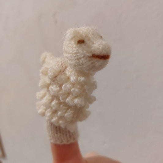 Fingerpuppe // Schaf