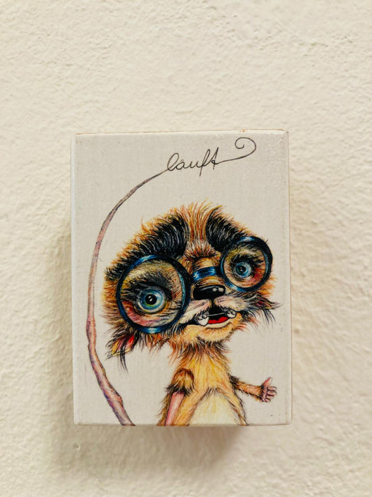 "läuft" by Maddesign.hh // MonStarZ auf Holz