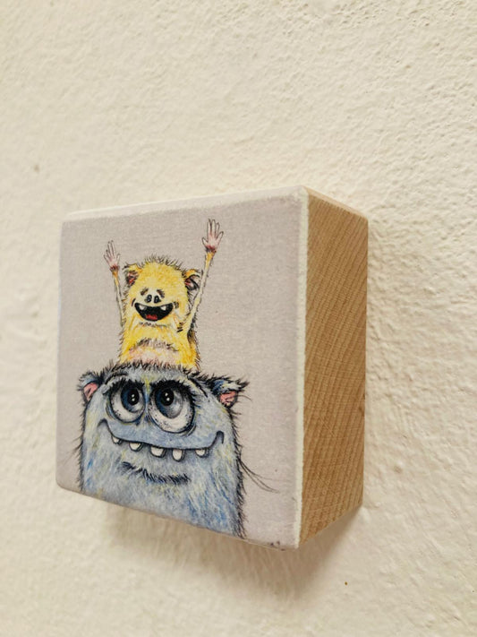 "Partey" by Maddesign.hh // MonStarZ auf Holz