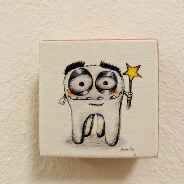 „Der Zahnfee" by Maddesign.hh // MonStarZ auf Holz