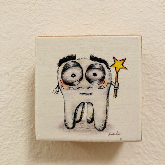 „Der Zahnfee" by Maddesign.hh // MonStarZ auf Holz