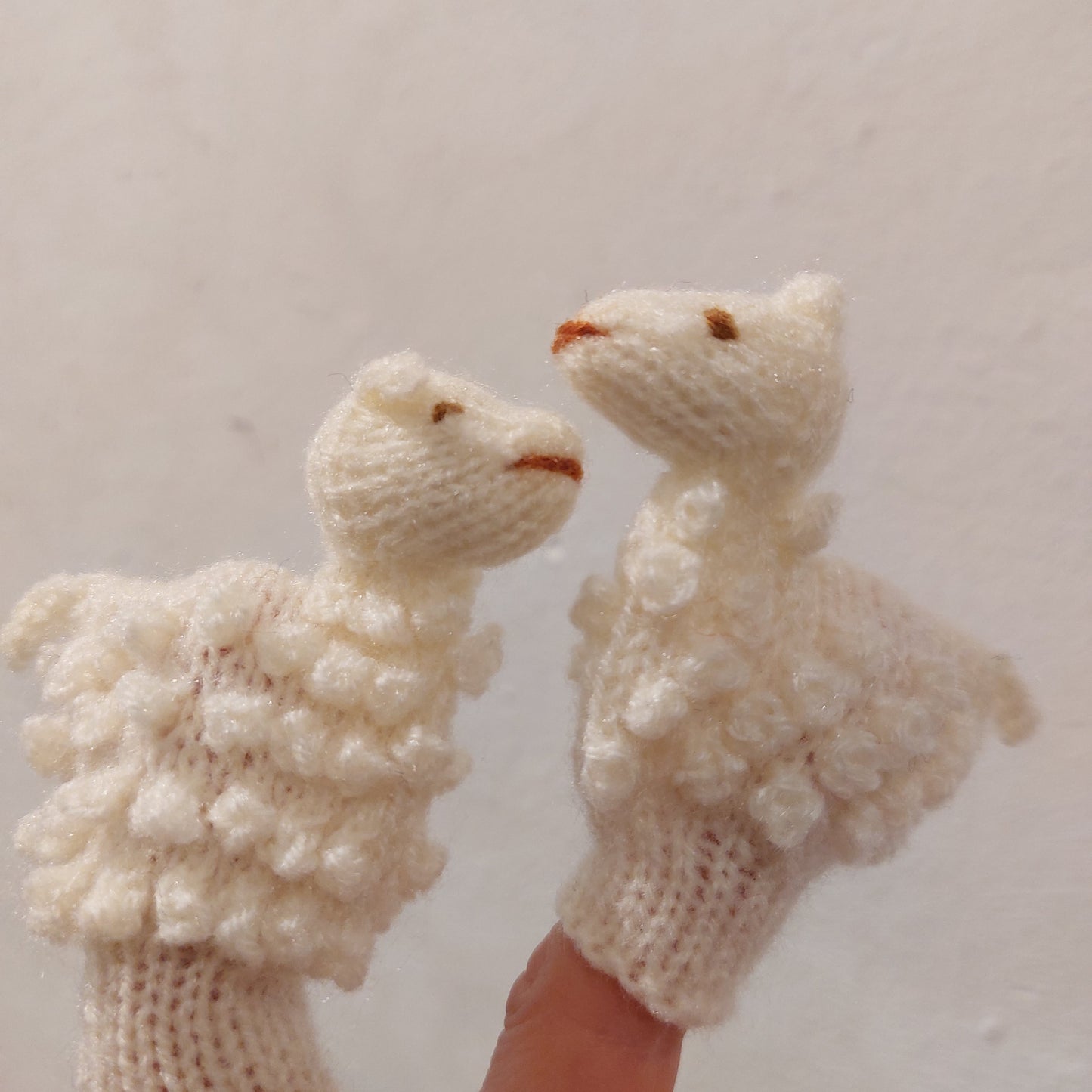 Fingerpuppe // Schaf