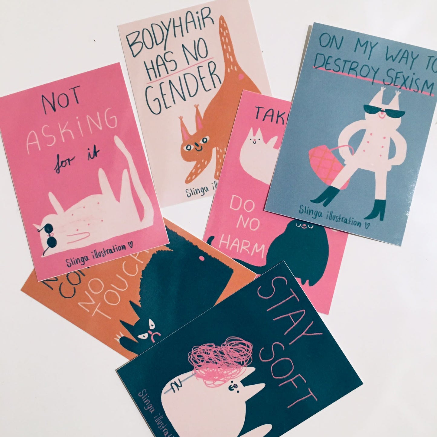 Sticker Slinga // Stay soft