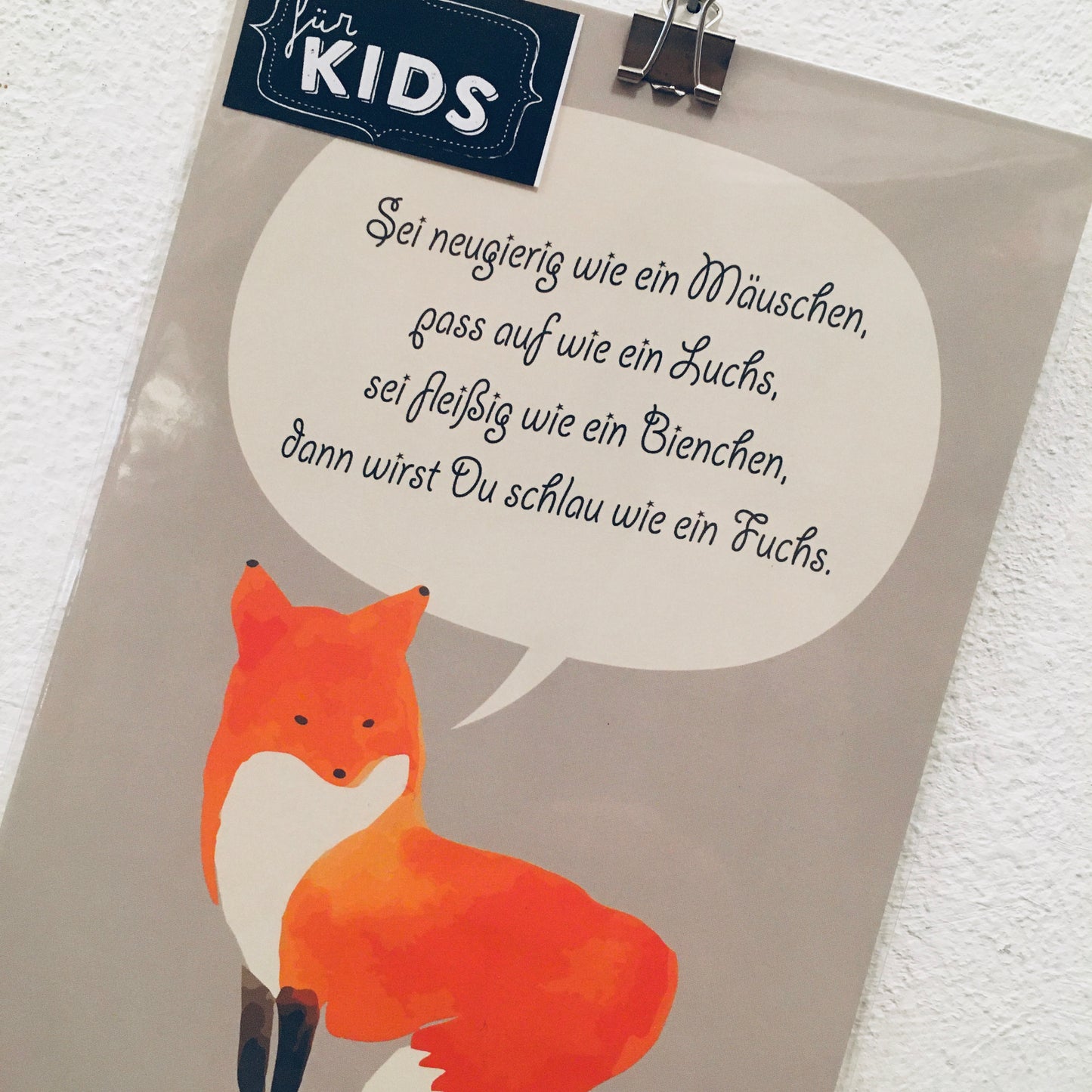 Mini Poster // Fuchs