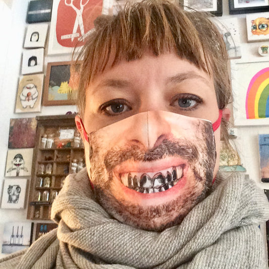 Gesichtsmaske Grill