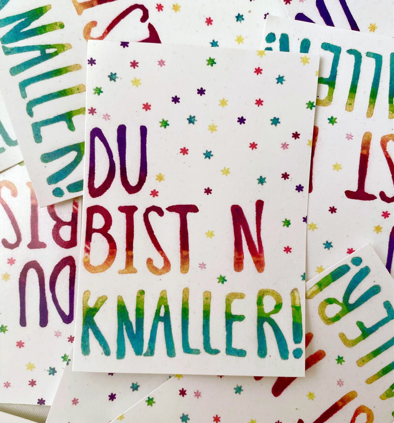 kuki Sticker // "Du bist N Knaller"