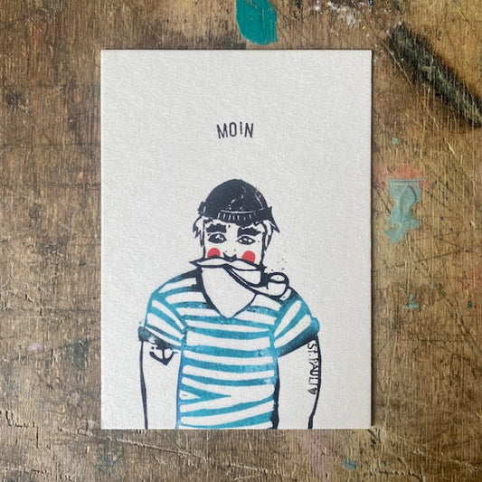 kuki Postkarte // "Moin Matrose"