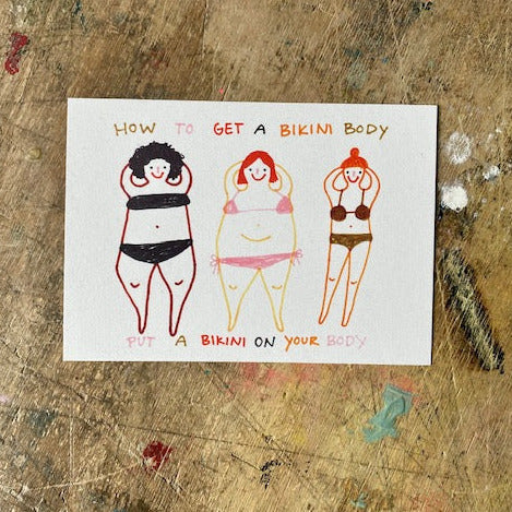 Postkarte Slinga // Bikinibody