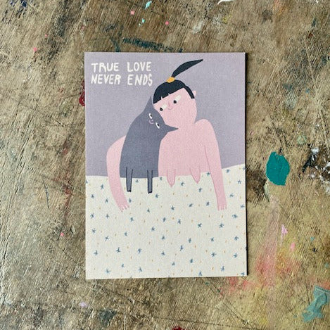 Postkarte Slinga // True Love Never Ends