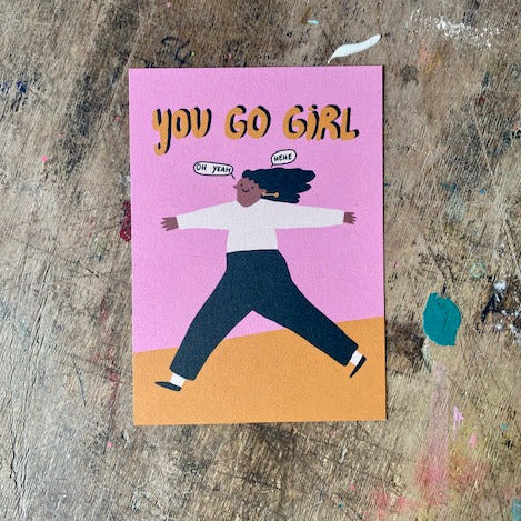 Postkarte Slinga // You Go Girl