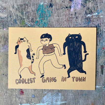 Postkarte Slinga // Coolest Gang In Town