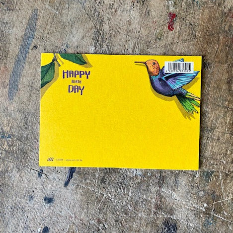 Postkarte illi // Happy Birthday Kolibri