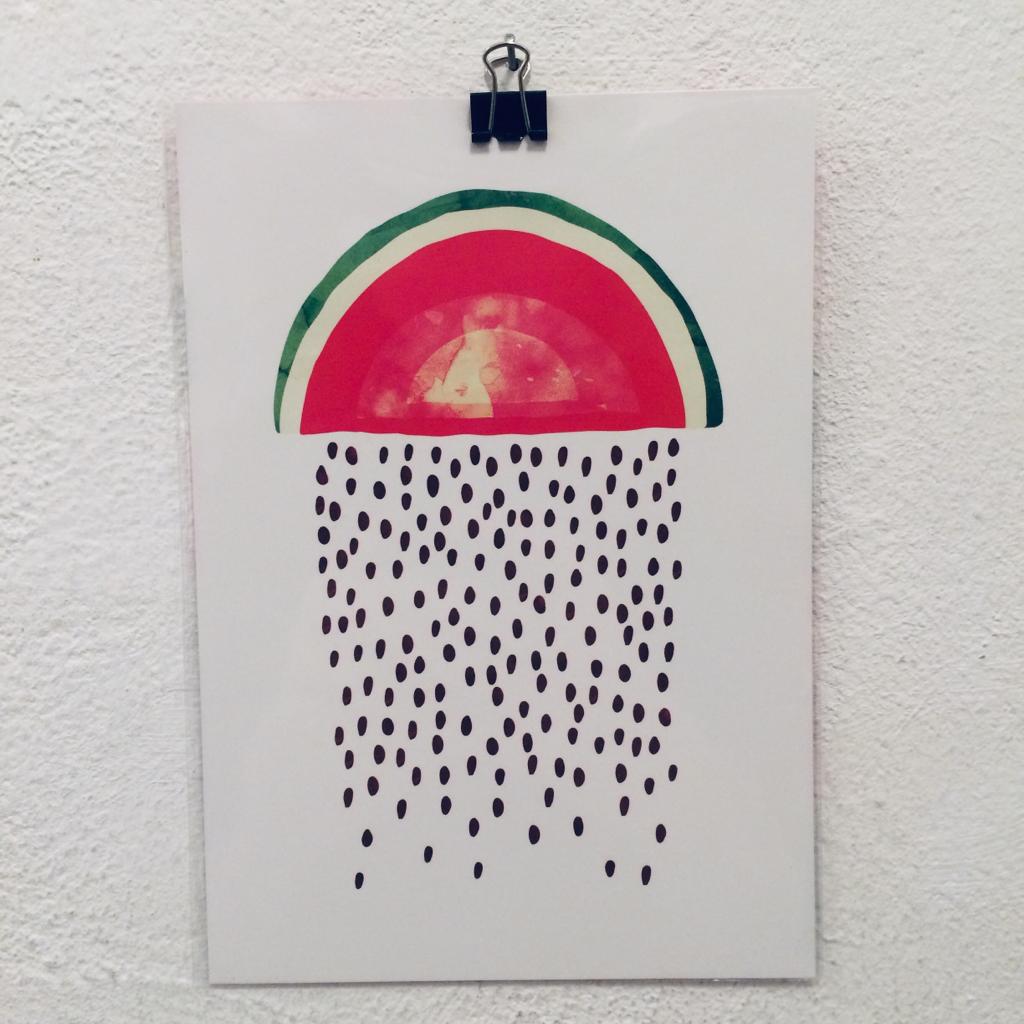 Miniposter // Watermelonfall