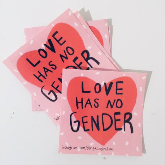 Sticker Slinga // Love Has No Gender
