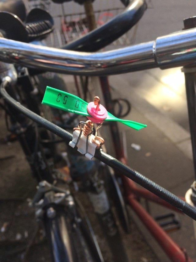 Fahrrad Propeller Kolibri // Upcycling – kunst kiosk