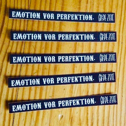 Sticker 5er Set // EMOTION VOR PERFEKTION