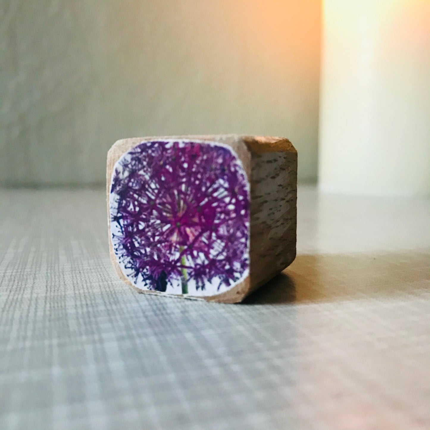 Ornamental Purple // Transfer on wood