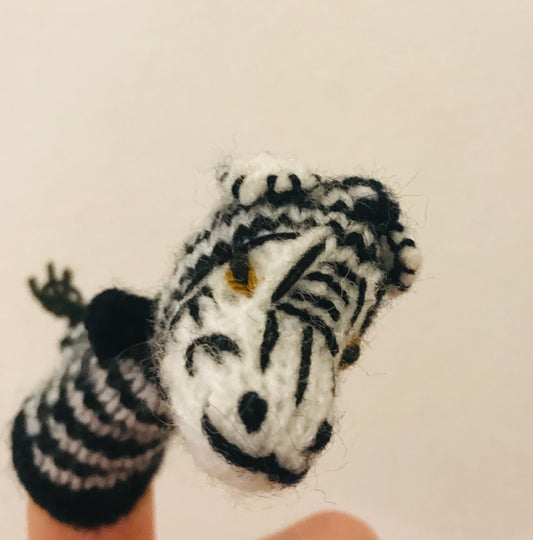 Fingerpuppe // Zebra