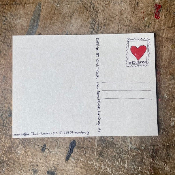 kuki Postkarte // "Dackel Liebe"